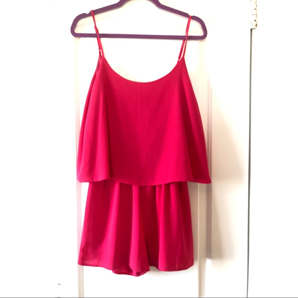 Hot Pink Romper